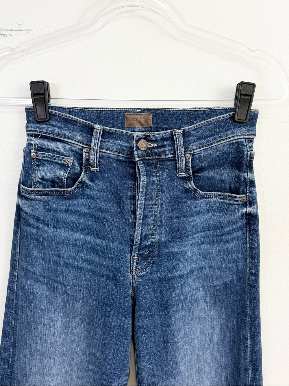 Mother The Tomcat Roller Sneak Sixth Sense High Rise Wide Leg Jeans 26 - Picture 3 of 8
